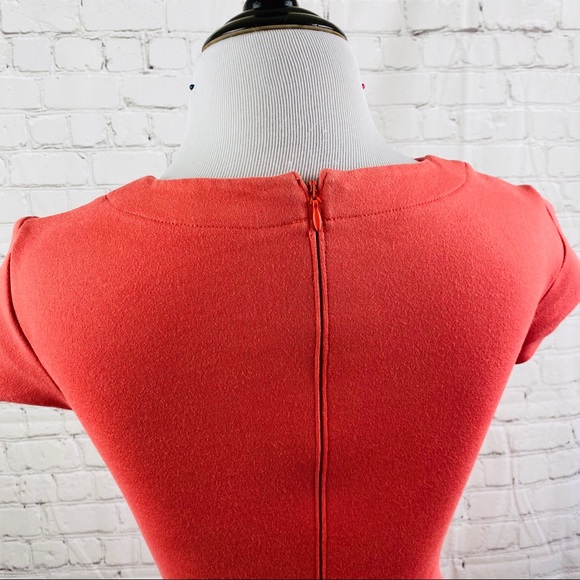 Kate Spade Saturday Fit & Flare Dress Coral Cotton - Picture 8 of 10